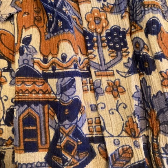 Orvis Multicolor Patterned Long Skirt - Picture 3 of 3